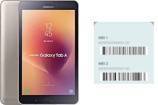 So sehen Sie den IMEI-Code in Galaxy Tab A 8.0 (2017)