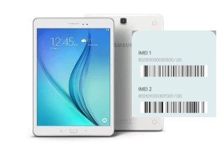 So sehen Sie den IMEI-Code in Galaxy Tab A 9.7