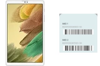 So sehen Sie den IMEI-Code in Galaxy Tab A7 Lite