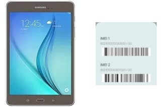 So sehen Sie den IMEI-Code in Galaxy Tab A 8.0 (2015)