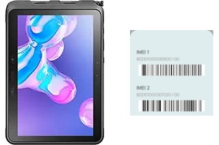 So sehen Sie den IMEI-Code in Galaxy Tab Active Pro