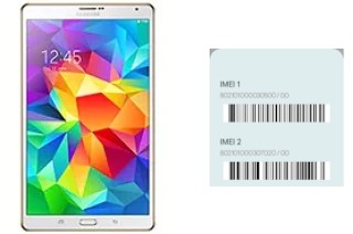 So sehen Sie den IMEI-Code in Galaxy Tab S 8.4