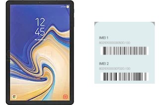 So sehen Sie den IMEI-Code in Galaxy Tab S4 10.5