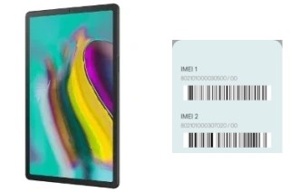 So sehen Sie den IMEI-Code in Galaxy Tab S5e LTE