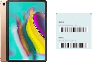 So sehen Sie den IMEI-Code in Galaxy Tab S5e