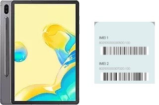 So sehen Sie den IMEI-Code in Galaxy Tab S6 5G