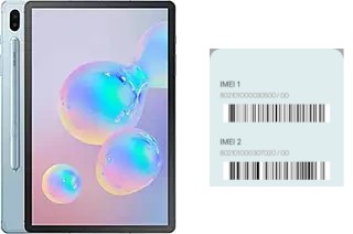 So sehen Sie den IMEI-Code in Galaxy Tab S6