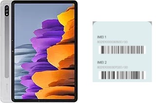 So sehen Sie den IMEI-Code in Galaxy Tab S7
