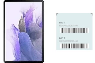 So sehen Sie den IMEI-Code in Galaxy Tab S7 FE