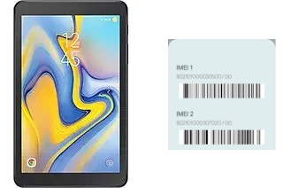 So sehen Sie den IMEI-Code in Galaxy Tab A 8.0 (2018)