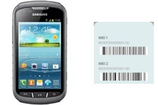 So sehen Sie den IMEI-Code in S7710 Galaxy Xcover 2