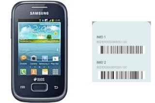 So sehen Sie den IMEI-Code in Galaxy Y Plus S5303