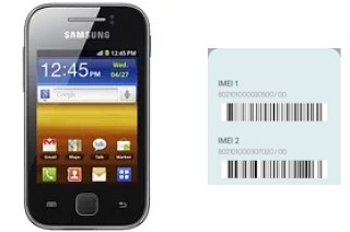 So sehen Sie den IMEI-Code in Galaxy Y S5360