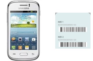 So sehen Sie den IMEI-Code in Galaxy Young S6310