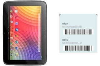 So sehen Sie den IMEI-Code in Google Nexus 10 P8110