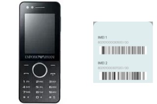 So sehen Sie den IMEI-Code in M7500 Emporio Armani