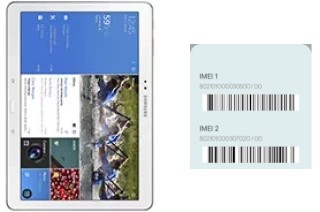 So sehen Sie den IMEI-Code in Galaxy Tab Pro 10.1 LTE