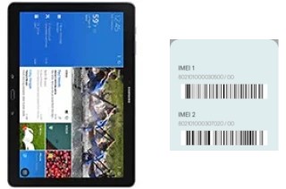 So sehen Sie den IMEI-Code in Galaxy Tab Pro 12.2