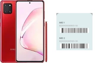 So sehen Sie den IMEI-Code in Galaxy Note10 Lite