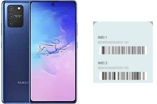 So sehen Sie den IMEI-Code in Galaxy S10 Lite