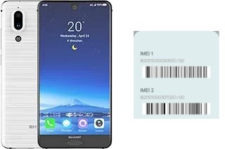 So sehen Sie den IMEI-Code in Aquos S2