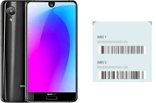 So sehen Sie den IMEI-Code in Aquos S3 mini