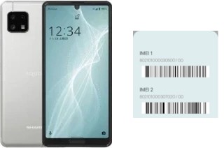 So sehen Sie den IMEI-Code in Aquos Sense4 Lite