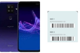 So sehen Sie den IMEI-Code in Aquos Sense4 Plus