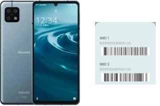 So sehen Sie den IMEI-Code in Aquos Sense6