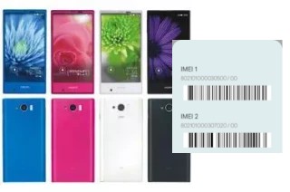 So sehen Sie den IMEI-Code in Aquos Serie mini SHV31