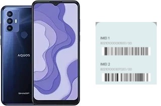 So sehen Sie den IMEI-Code in Aquos V6 Plus
