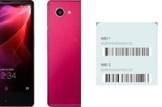 So sehen Sie den IMEI-Code in Aquos Xx2 Mini