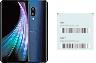 So sehen Sie den IMEI-Code in Aquos Zero 2