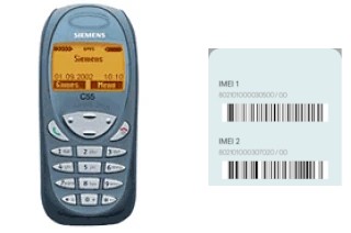 So sehen Sie den IMEI-Code in Siemens C55