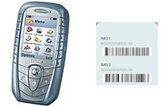 So sehen Sie den IMEI-Code in Siemens SX1