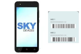 So sehen Sie den IMEI-Code in Sky Devices Elite Photo Pro