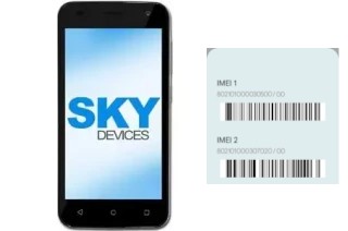 So sehen Sie den IMEI-Code in Sky Elite 4-5P