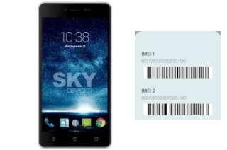 So sehen Sie den IMEI-Code in Sky Fuego 5-0 Plus