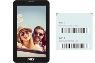 So sehen Sie den IMEI-Code in SKY Platinum 7-0