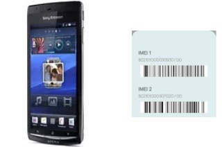 So sehen Sie den IMEI-Code in Xperia Arc