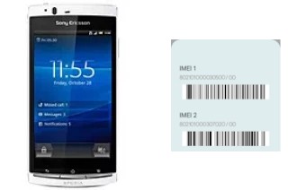 So sehen Sie den IMEI-Code in Xperia Arc S