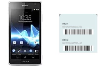 So sehen Sie den IMEI-Code in Xperia GX SO-04D