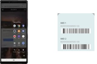 So sehen Sie den IMEI-Code in Xperia 1