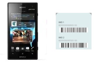 So sehen Sie den IMEI-Code in Xperia acro S