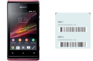 So sehen Sie den IMEI-Code in Xperia E