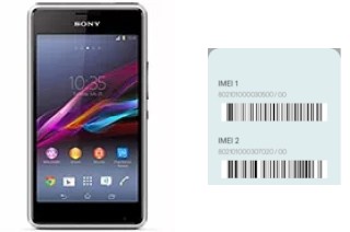 So sehen Sie den IMEI-Code in Xperia E1 II