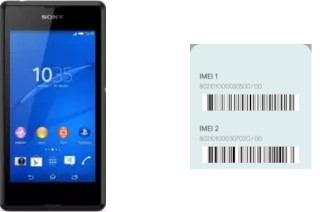 So sehen Sie den IMEI-Code in Xperia E3 4G