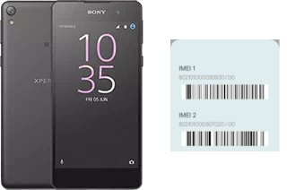 So sehen Sie den IMEI-Code in Xperia E5