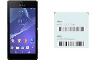 So sehen Sie den IMEI-Code in Xperia M2 Aqua