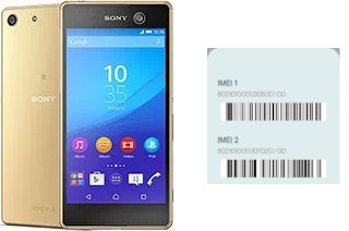 So sehen Sie den IMEI-Code in Xperia M5